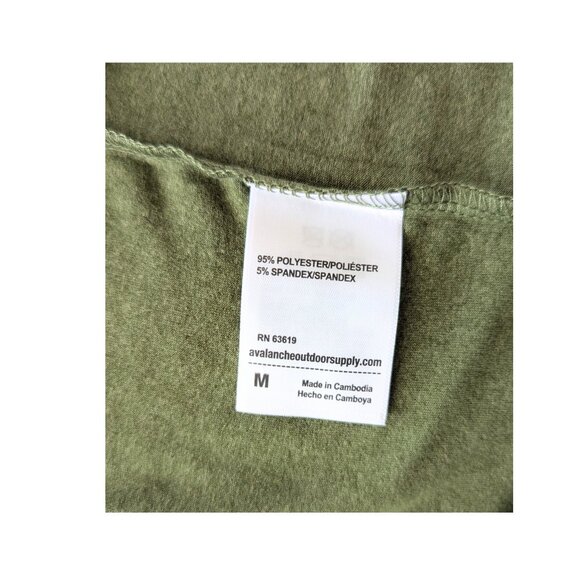 Avalanche Olive Green Performance T-Shirt Men’s Size M NWT - Picture 6 of 6